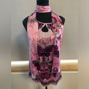 Unique Custo silk camisole